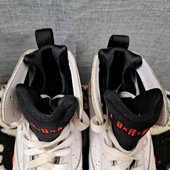 %Size 8 Nike Air Jordan 7 Retro White Infrared Men\'s Sneakers AJ4 main image 2